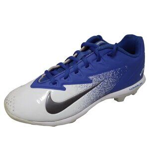 Nike | Lunar Vapor Ultrafly Pro Baseball Cleats Blue White | Size 3.5Y